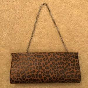 Banana Republic Animal Print Clutch